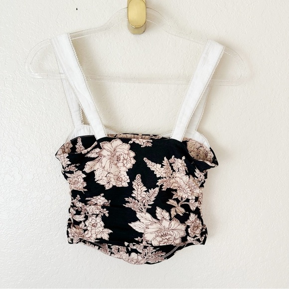 New FREE PEOPLE 2 Tone Printed Tank - Tea Combo size XS - Picture 6 of 7